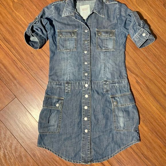 Vintage Levi’s Tab Twills jean dress mini - Picture 6 of 10